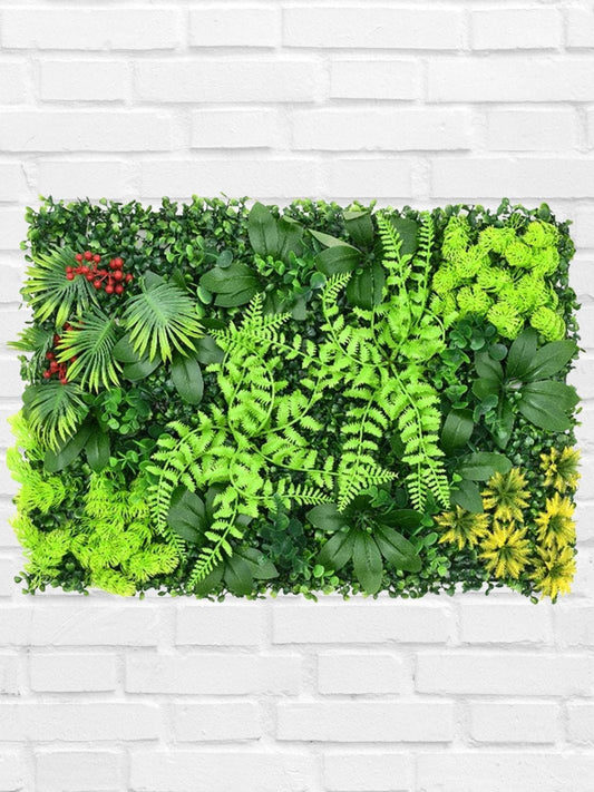 Mur de plante artificielle coloré 60x40 cm Artifloral - Mur de plante artificielle coloré 60x40 cm 